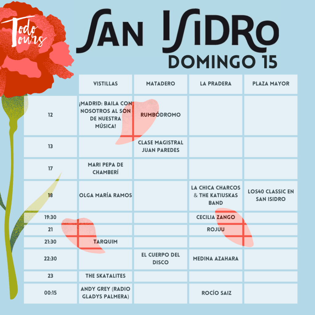 ¡Ya tenemos la programación de San Isidro 2022!