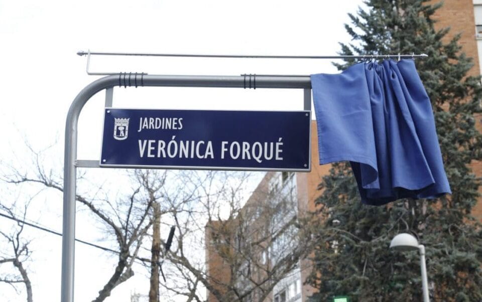 Unos jardines en honor a Verónica Forqué en Madrid