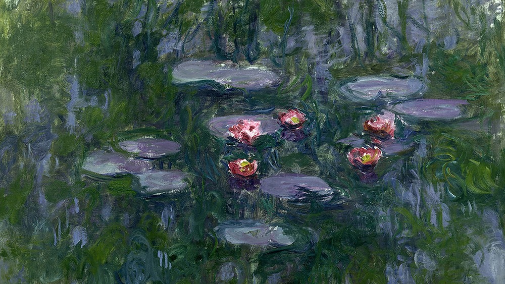 Detalle de pintura de Monet.