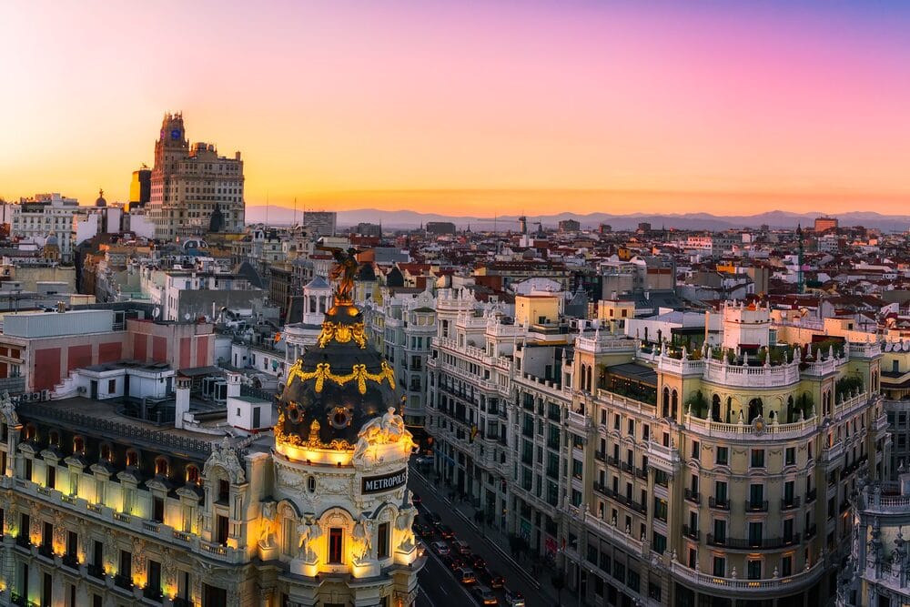 Vistas desde el Círculo de Bellas Artes