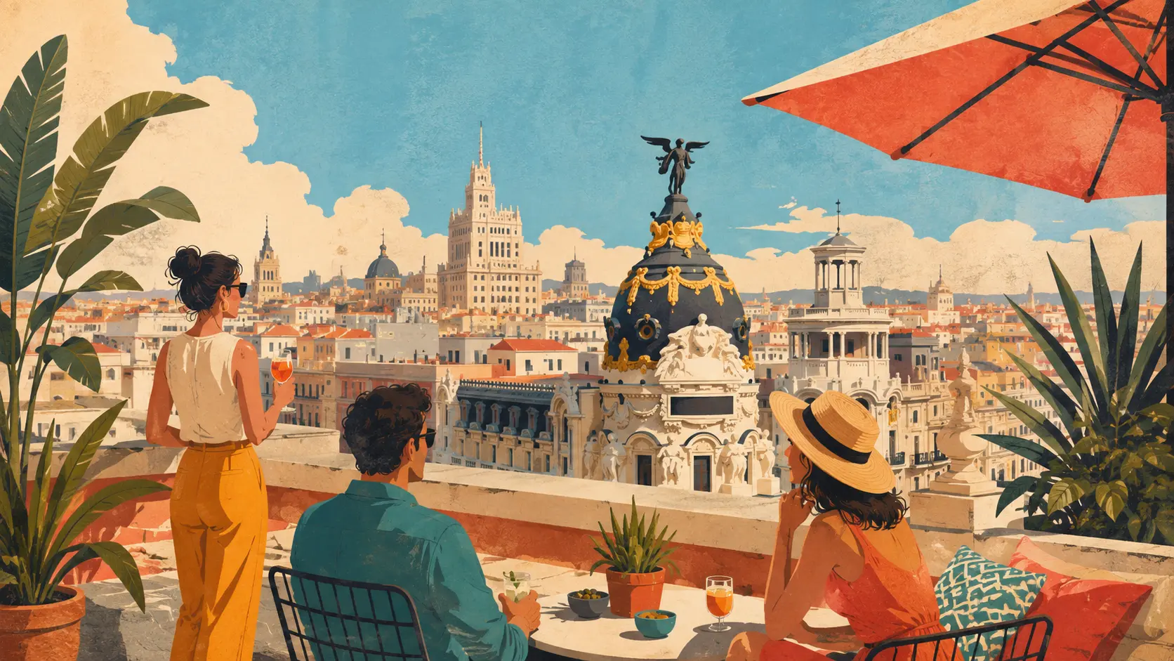 Mejores azoteas de Madrid